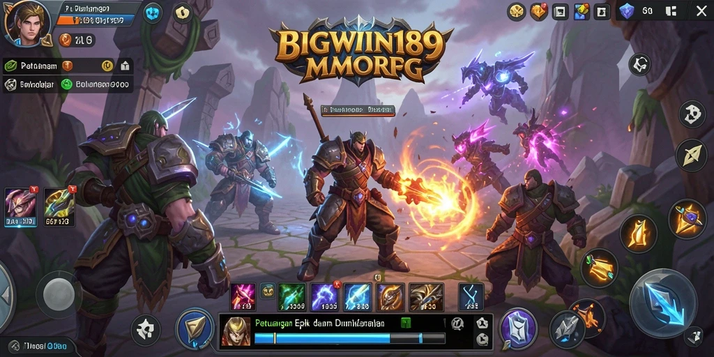 Gameplay mendebarkan dalam dunia fantasi MMORPG BIGWIN189.