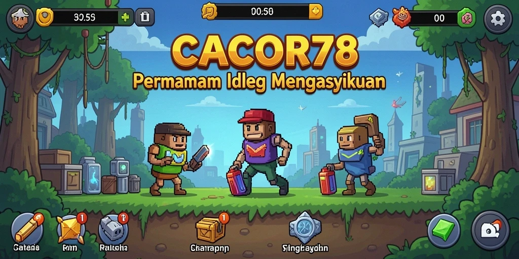 Tampilan gameplay Idle yang menyenangkan dan menarik dari CACOR78.