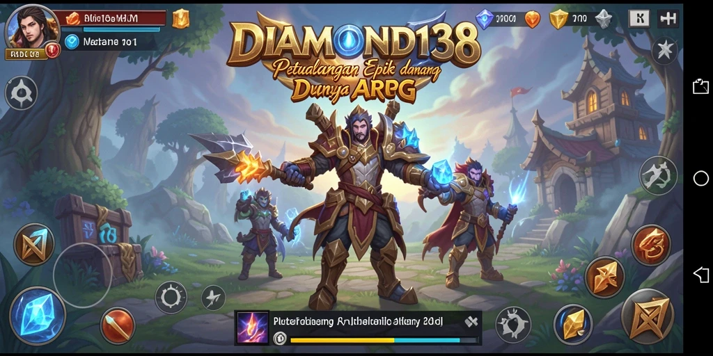 Tangkapan layar menampilkan aksi seru dalam permainan ARPG.