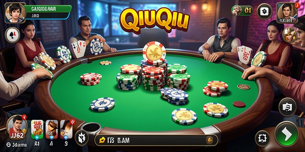 Kemasan gameplay seru dan interaktif dari QiuQiu di JJ62.