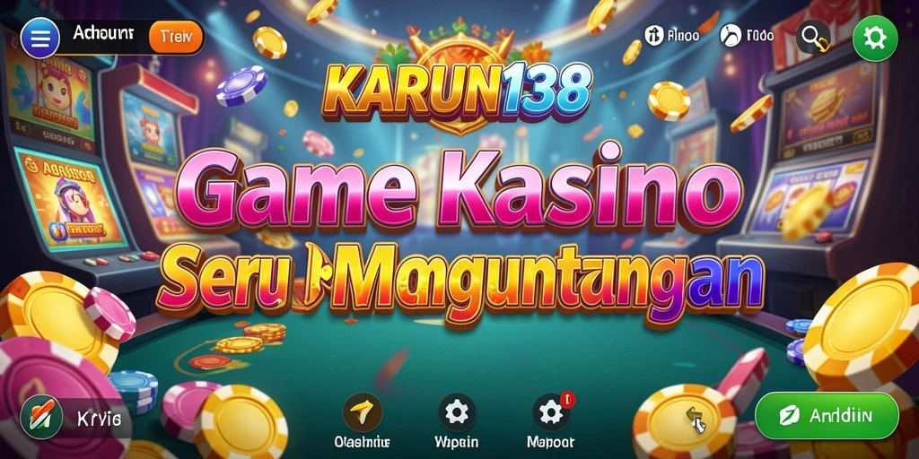 Tampilan utama gameplay Kasino dengan grafik yang memukau.