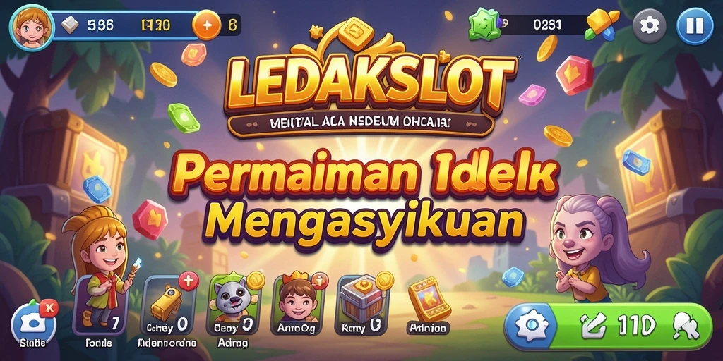 Gameplay LEDAKSLOT menampilkan slot menarik dan kesenangan bermain.