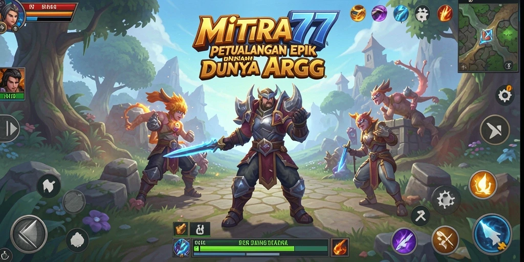 Tampilan epik dari pertempuran seru dalam MITRA77.