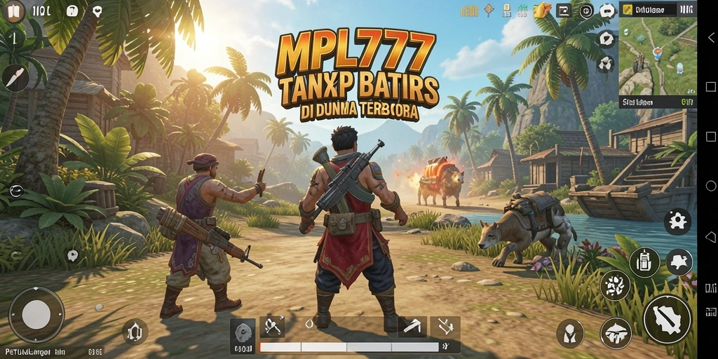Screenshot dari gameplay MPL777 yang menunjukkan eksplorasi dunia terbuka.