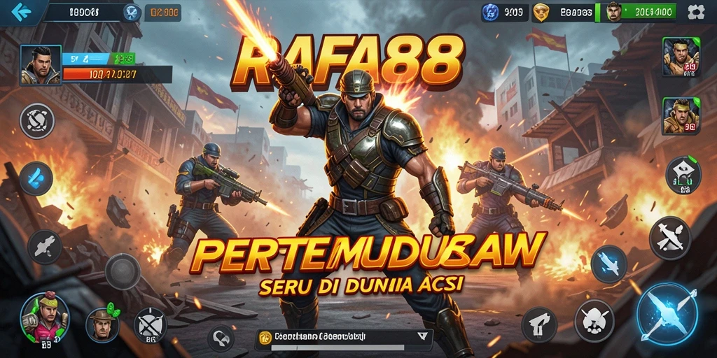 Screenshot utama RAFA88 menunjukkan aksi pertempuran yang menegangkan.