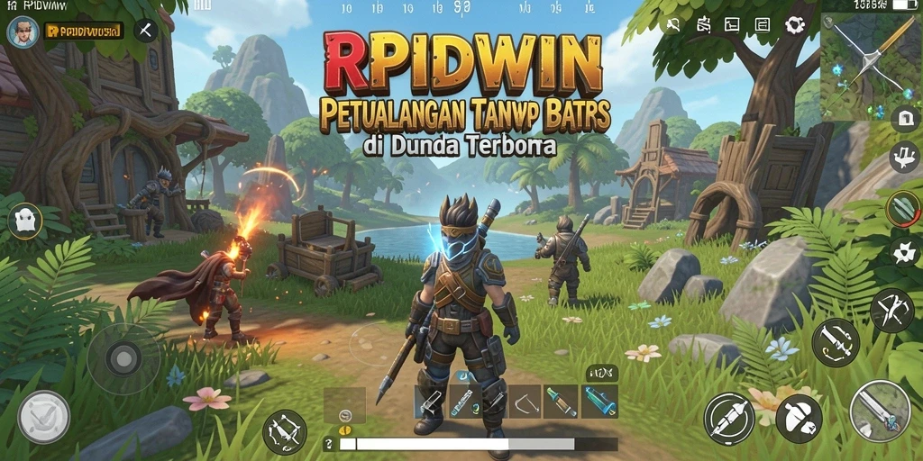 Tampilan gameplay menarik di dunia terbuka RPIDWIN.