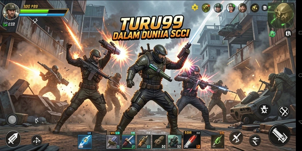 Gameplay seru dengan aksi menegangkan di TURU99.