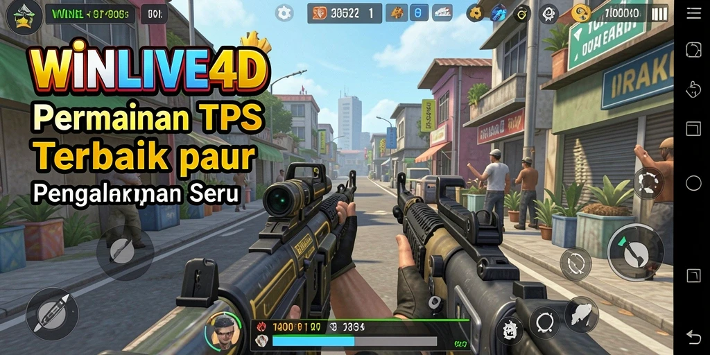 Tampilan gameplay menegangkan di WINLIVE4D dengan aksi seru setiap detiknya.